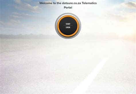 Welcome to the dotsure.co.za Telematics Portal.